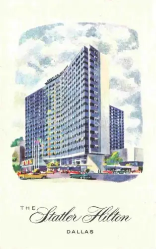 AK / Ansichtskarte DALLAS  Texas USA The Statler Hilton Hotel Illustration