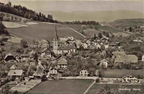 AK / Ansichtskarte Oberburg BURGDORF BE Panorama Ortsansicht mit Kirche