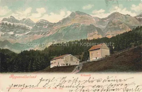 AK / Ansichtskarte Appenzeller Land IR Alpwirtschaft Kraezerli Appenzeller Alpen