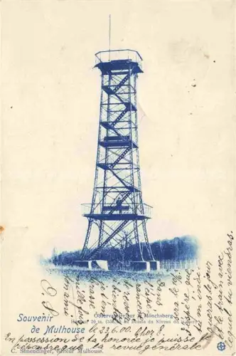 AK / Ansichtskarte MULHOUSE Muehlhausen 68 Haut-Rhin Observatoire sur le Moenchsberg