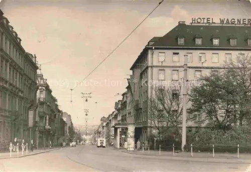 AK / Ansichtskarte ZWICKAU  Sachsen Bahnhofstrasse Hotel Wagner