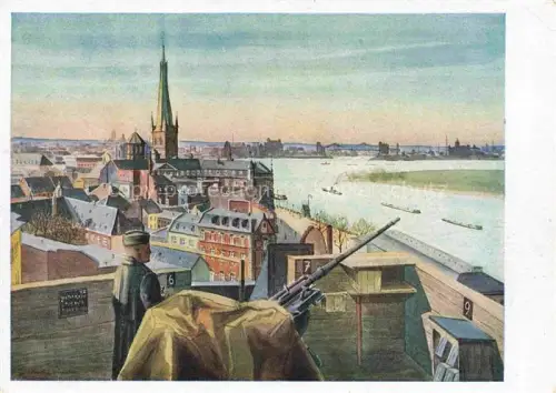 AK / Ansichtskarte DuessELDORF  CITY Das Bild des Krieges Ausstellung des Luftgaukommandos VI Stadtstellung