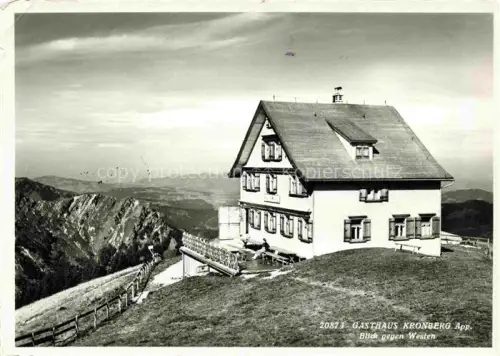 AK / Ansichtskarte Kronberg 1663m Appenzell IR Berggasthaus