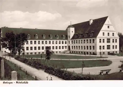 AK / Ansichtskarte Wertingen Dillingen Donau Bayern Mittelschule