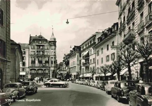 AK / Ansichtskarte LUZERN  LU Kapellplatz