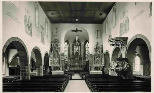 AK / Ansichtskarte Lohr Main Pfarrkirche Inneres