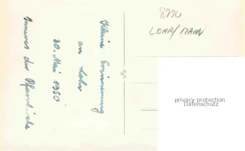 AK / Ansichtskarte Lohr Main Pfarrkirche Inneres