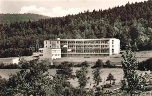 AK / Ansichtskarte Brueckenau Bad Sanatorium Rhoenheim