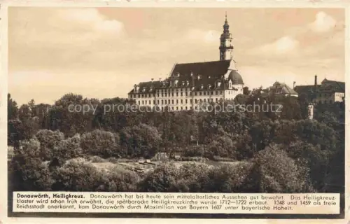 AK / Ansichtskarte Donauwoerth Bayern Heiligkreuz Kloster