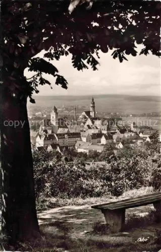 AK / Ansichtskarte Donauwoerth Bayern Panorama mit Kirchen