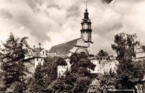AK / Ansichtskarte Donauwoerth Bayern Cassianeum und Heiligkreuzkirche 