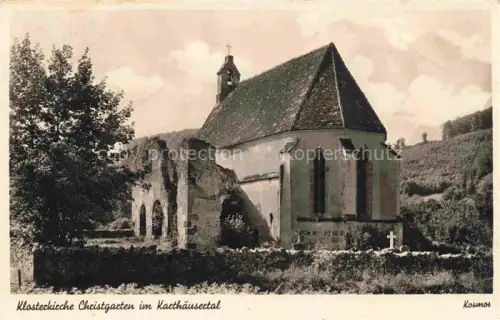 AK / Ansichtskarte Karthaeusertal Noerdlingen Bayern Klosterkirche Christgarten 