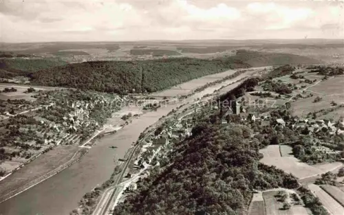 AK / Ansichtskarte Rothenfels  Main Unterfranken Main-Spessart Bayern Mainpartie mit Burg