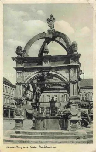 AK / Ansichtskarte Hammelburg Bad Kissingen Bayern Marktbrunnen