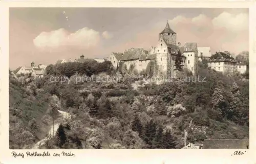 AK / Ansichtskarte Rothenfels  Main Unterfranken Main-Spessart Bayern Burg Rothenfels