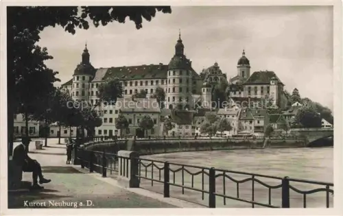 AK / Ansichtskarte Neuburg  Donau Bayern Kloster Kirche Schloss