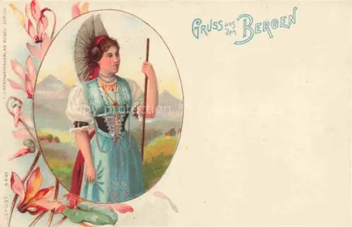 AK / Ansichtskarte Appenzeller Land IR Appenzeller Trachten Kuenstlerkarte