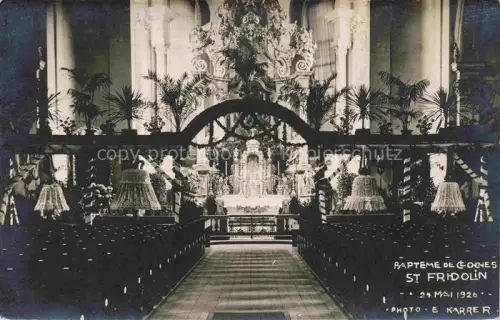 AK / Ansichtskarte MULHOUSE Muehlhausen 68 Haut-Rhin Baptème de Cloches Eglise St. Fridolin