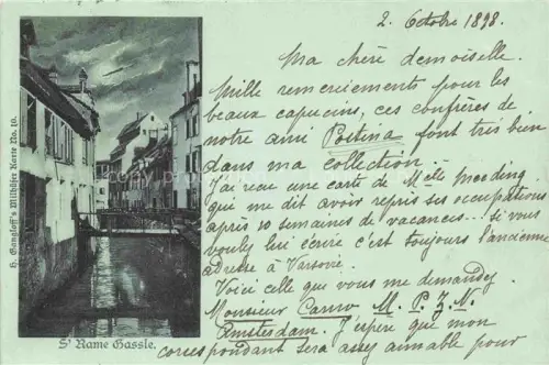 AK / Ansichtskarte MULHOUSE Muehlhausen 68 Haut-Rhin Haeuserpartie am Bach