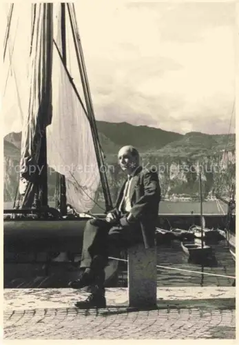 AK / Ansichtskarte Malcesine Lago di Garda Am Hafen