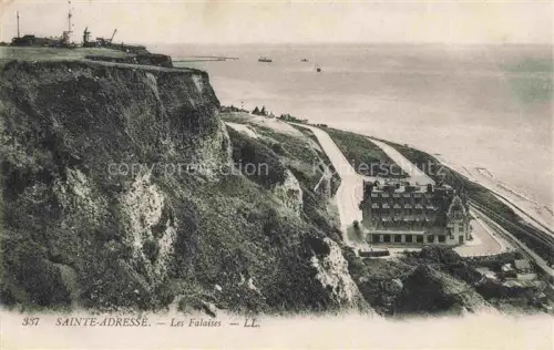 AK / Ansichtskarte SAINTE-ADREssE LE HAVRE 76 Seine-Maritime Les falaises vue panoramique