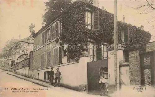 AK / Ansichtskarte Ville-d Avray Boulogne-Billancourt 92 Hauts de Seine Les Jardies Maison de Gambetta