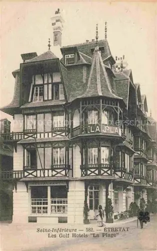 AK / Ansichtskarte ETRETAT LE HAVRE 76 Seine-Maritime Les Golf Hotels La Plage
