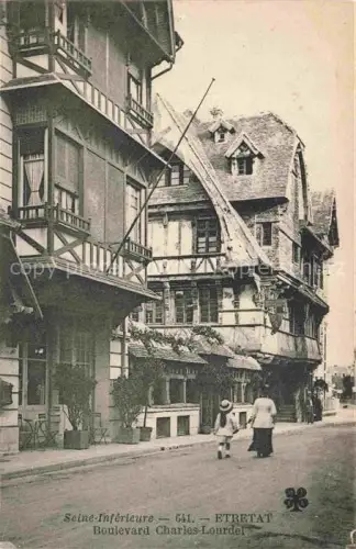 AK / Ansichtskarte ETRETAT LE HAVRE 76 Seine-Maritime Boulevard Charles-Lourdel