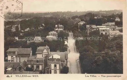 AK / Ansichtskarte VILLERS-SUR-MER Lisieux 14 Calvados Vue panoramique et les villas