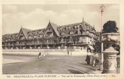 AK / Ansichtskarte DEAUVILLE-SUR-MER Lisieux 14 Calvados Vue sur le Normandy