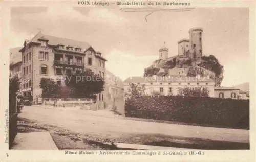 AK / Ansichtskarte FOIX 09 Ariege Hostellerie de la Barbacane Restaurant du Comminges