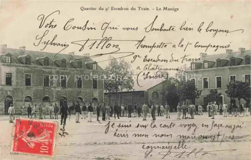 AK / Ansichtskarte CHATEAUROUX 36 Indre Quartier du 9e Escadron du Train Le Manège