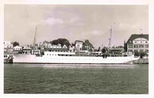 AK / Ansichtskarte TRAVEMueNDE Ostseebad Faehrschiff M.S. Dania