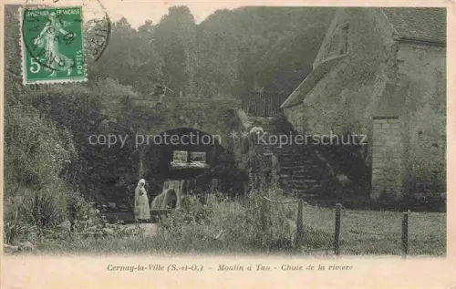 AK / Ansichtskarte Cernay-la-Ville Rambouillet 78 Yvelines Moulin à Tan Chute de la riviere