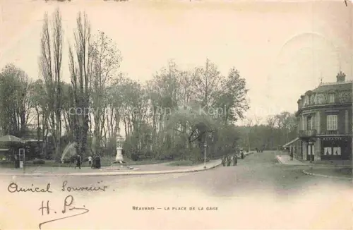 AK / Ansichtskarte BEAUVAIS  60 Oise Place de la Gare