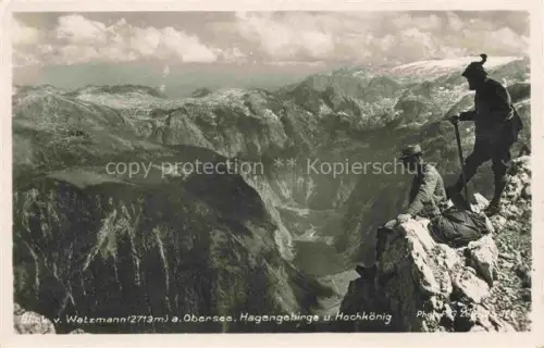 AK / Ansichtskarte Bergsteigen Klettern Mountaineering Alpinisme Alpinismo-- Berchtesgadener Land  