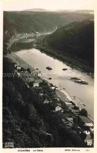 AK / Ansichtskarte Foto Seidel M. Schmilka Nr. 234 Schmilka Elbteil 