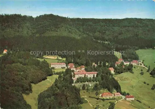 AK / Ansichtskarte Marzell Malsburg-Marzell Kandern BW Fliegeraufnahme mit Cafe Restaurant Stelzenmueller