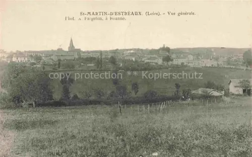 AK / Ansichtskarte St-Martin-d Estreaux ROANNE 42 Loire Vue générale