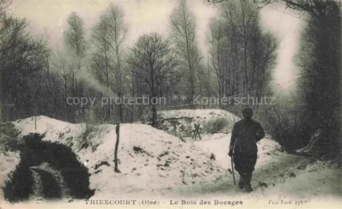 AK / Ansichtskarte Thiescourt COMPIEGNE 60 Oise Le Bois des Bocages