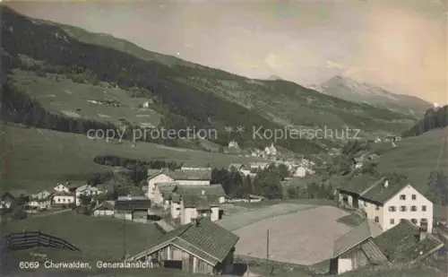 AK / Ansichtskarte Churwalden Plessur GR Generalansicht