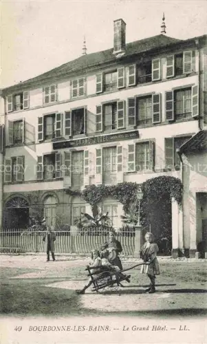 AK / Ansichtskarte Bourbonne-les-Bains Langres 52 Haute-Marne Le Grand Hôtel