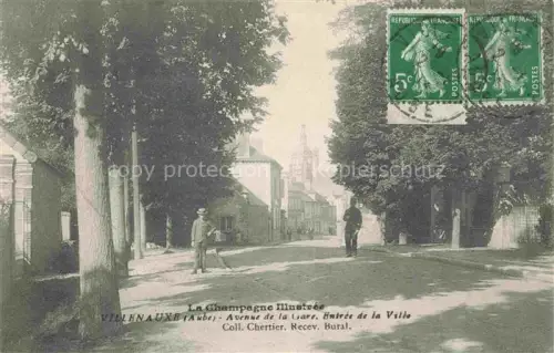 AK / Ansichtskarte Villenauxe-la-Grande Nogent-sur-Seine 10 Aube Entrée de la ville Avenue de la Gare