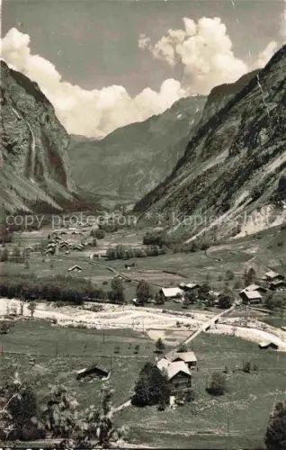 AK / Ansichtskarte Stechelberg Interlaken BE Panorama Lauterbrunnental