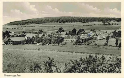 AK / Ansichtskarte Unterweisenborn Schenklengsfeld Hessen Panorama
