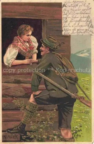 AK / Ansichtskarte MAILICK A. Kuenstlerlitho Nr. 4869 Jaeger 