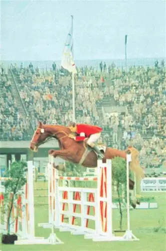AK / Ansichtskarte Pferdesport Pferderennen Reitsport Olympiade Tokio 