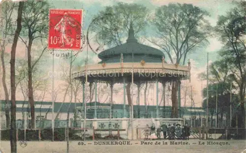 AK / Ansichtskarte DUNKERQUE Duenkirchen 59 Nord Parc de la Marine le Kiosque