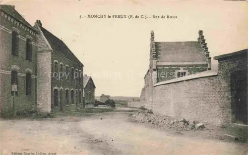 AK / Ansichtskarte Monchy-le-Preux Monchy-le-Preuve 62 Pas-de-Calais Rue de Roeux