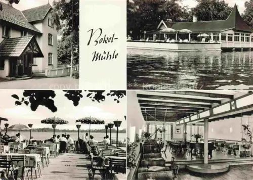 AK / Ansichtskarte Bokel Elmshorn Pinneberg Schleswig-Holstein Bokel Muehle Restaurant Gaststaette am See